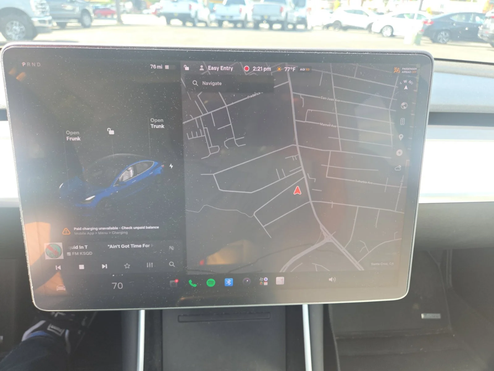 Used 2019 Blue Tesla Standard Range Plus image 18
