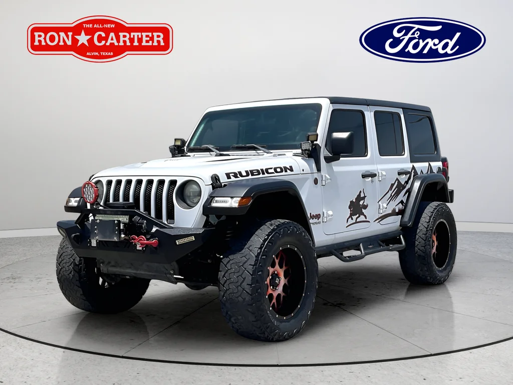 Used 2021 White Jeep Unlimited Rubicon image 3
