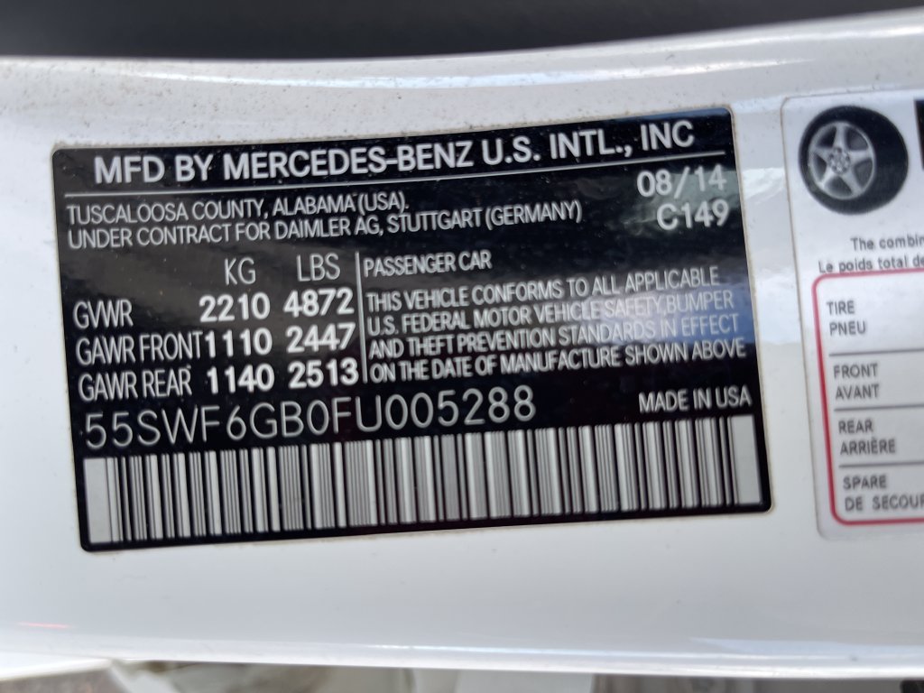 Used 2015 White Mercedes-Benz C 400 image 5