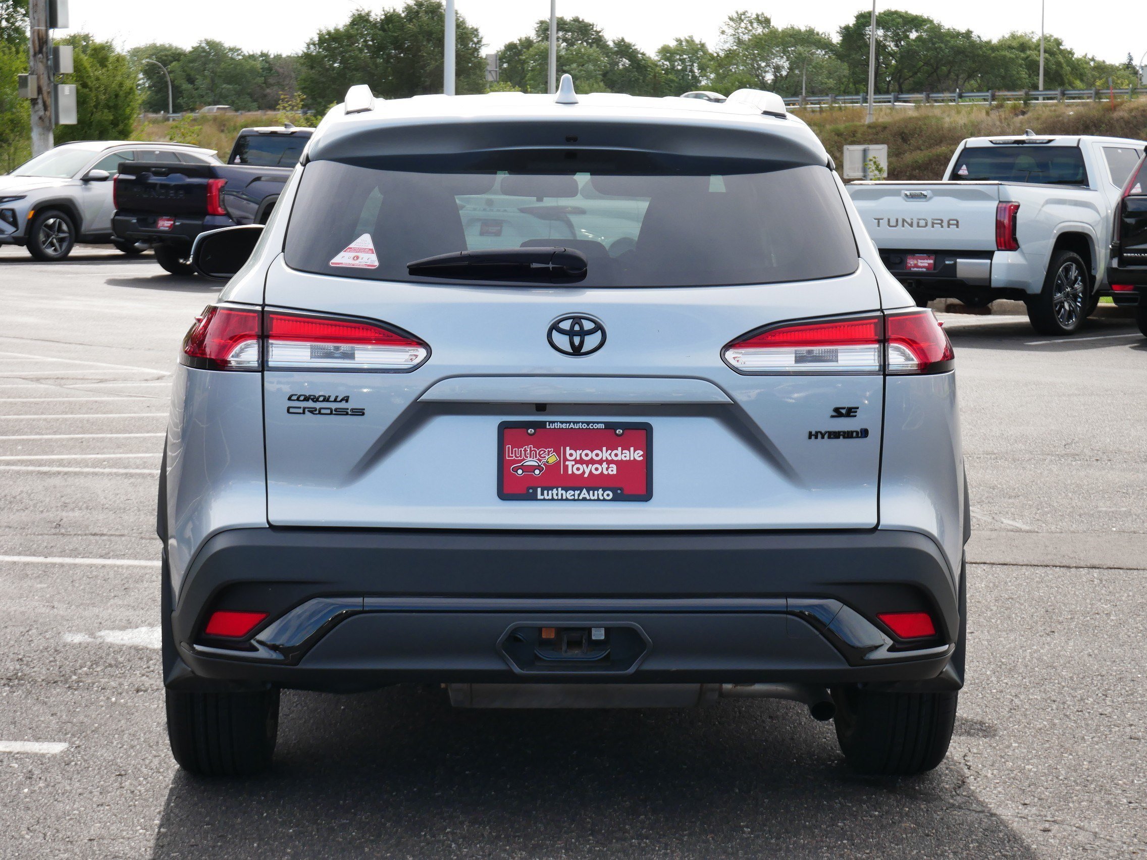 Certified Used 2023 SONIC SILVER Toyota Hybrid SE image 6