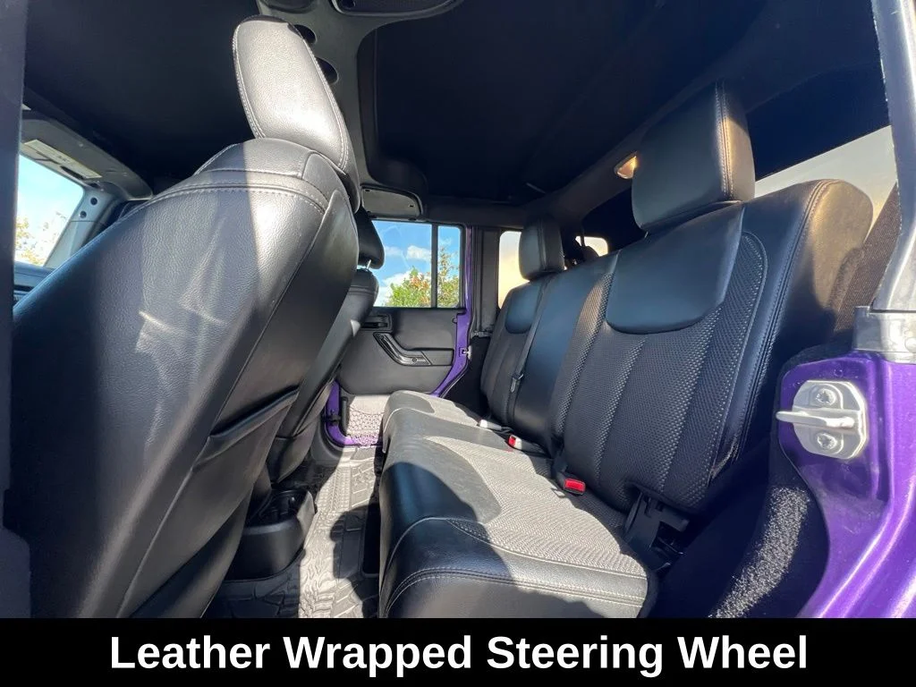 Certified Used 2016 Purple Jeep Unlimited Sahara image 25