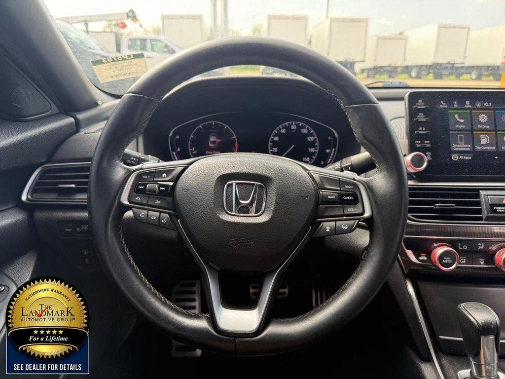 Used 2019 Crystal Black Pearl Honda Sport 1.5T CVT image 16
