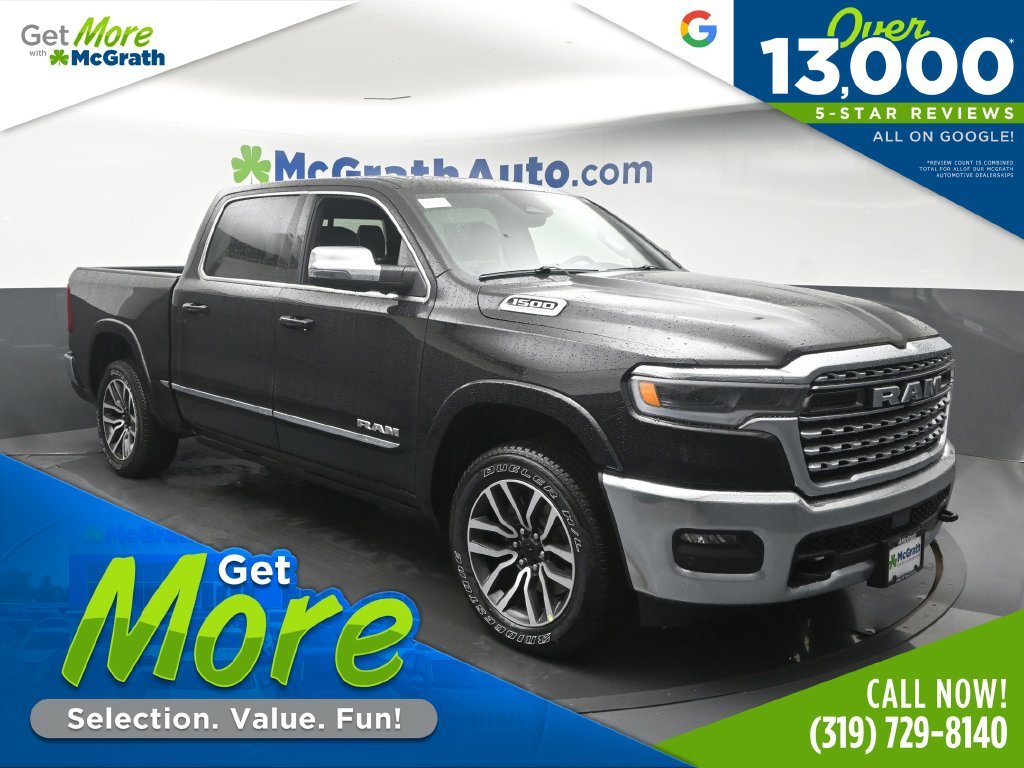 New 2027 Diamond Black Crystal Pearl-Coat Exterior Paint RAM Limited image 1