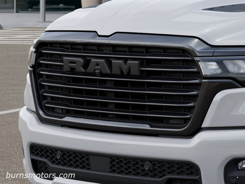New 2026 Bright White Clear-Coat Exterior Paint Ram Laramie Night Edition image 11