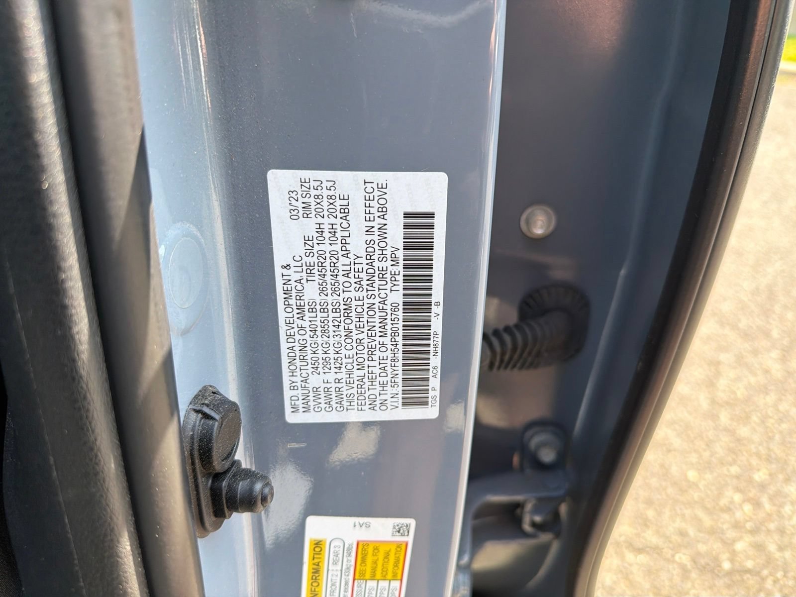 Certified Used 2023 Sonic Gray Pearl Honda EX-L image 52