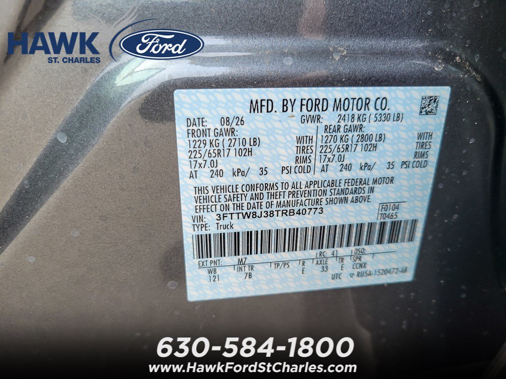 New 2026 Carbonized Gray Metallic Ford XLT image 18