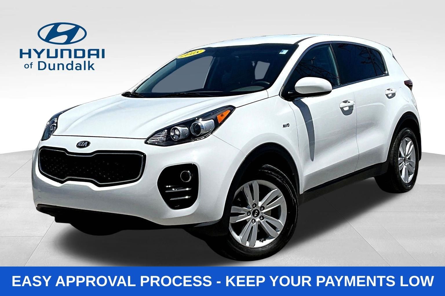 Used 2018 White Kia LX image 1
