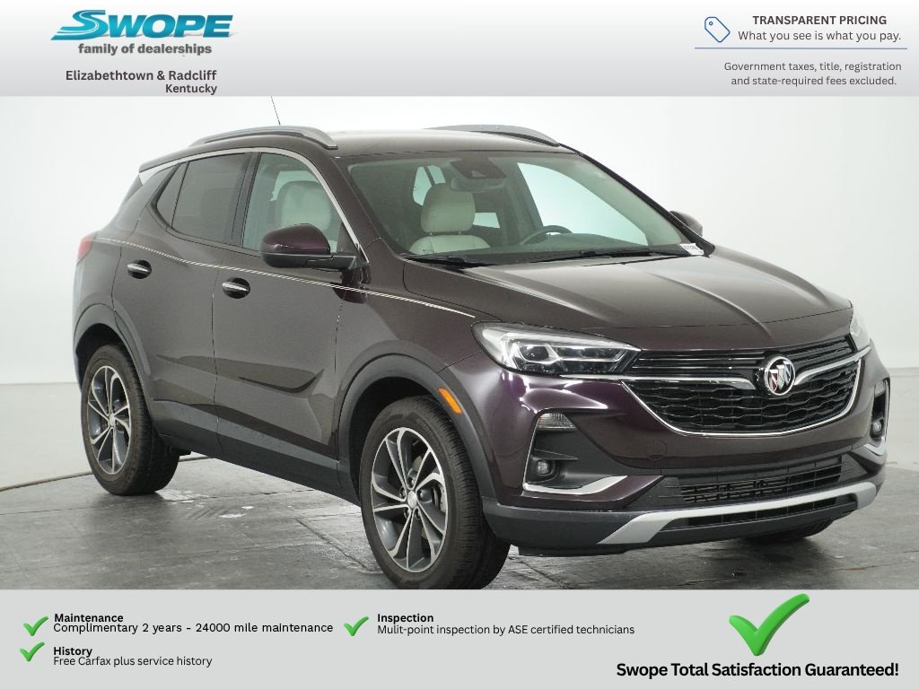 Used 2021 Black Currant Metallic Buick Essence image 1