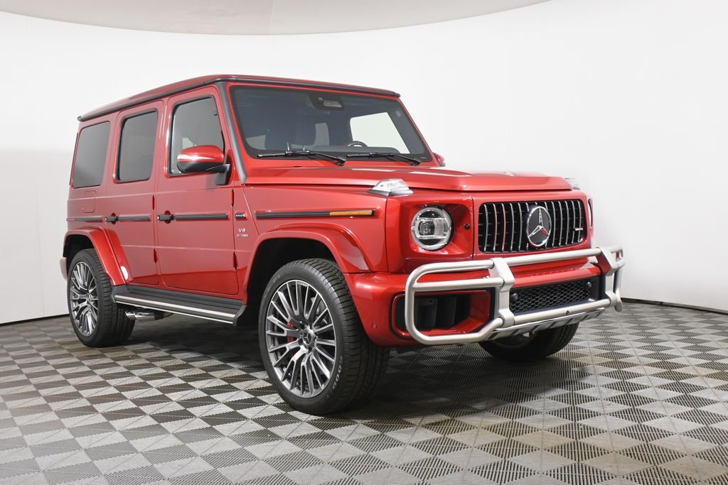 Certified Used 2025 MANUFAKTUR Cardinal Red Metallic Mercedes-Benz G 63 AMG® image 9