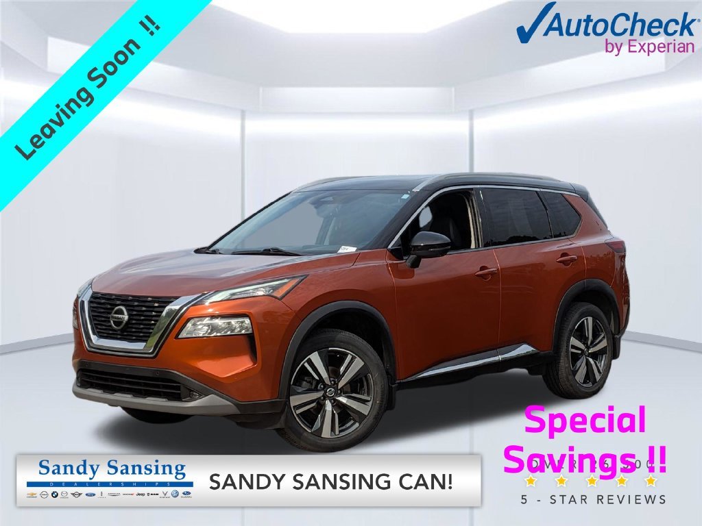 Used 2021 Orange Nissan SL image 1