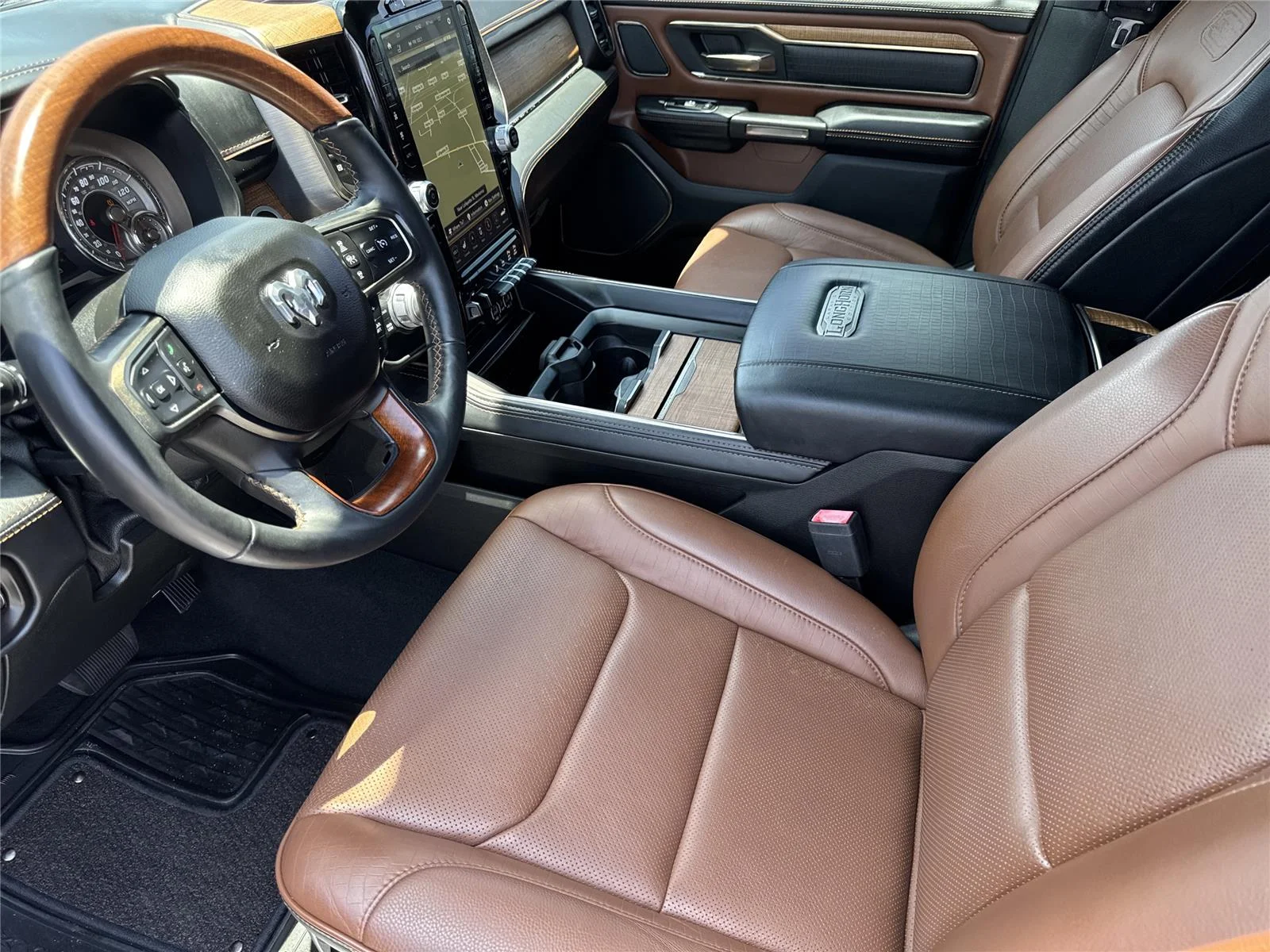 Used 2019 Diamond Black Crystal Pearlcoat Ram Longhorn image 10