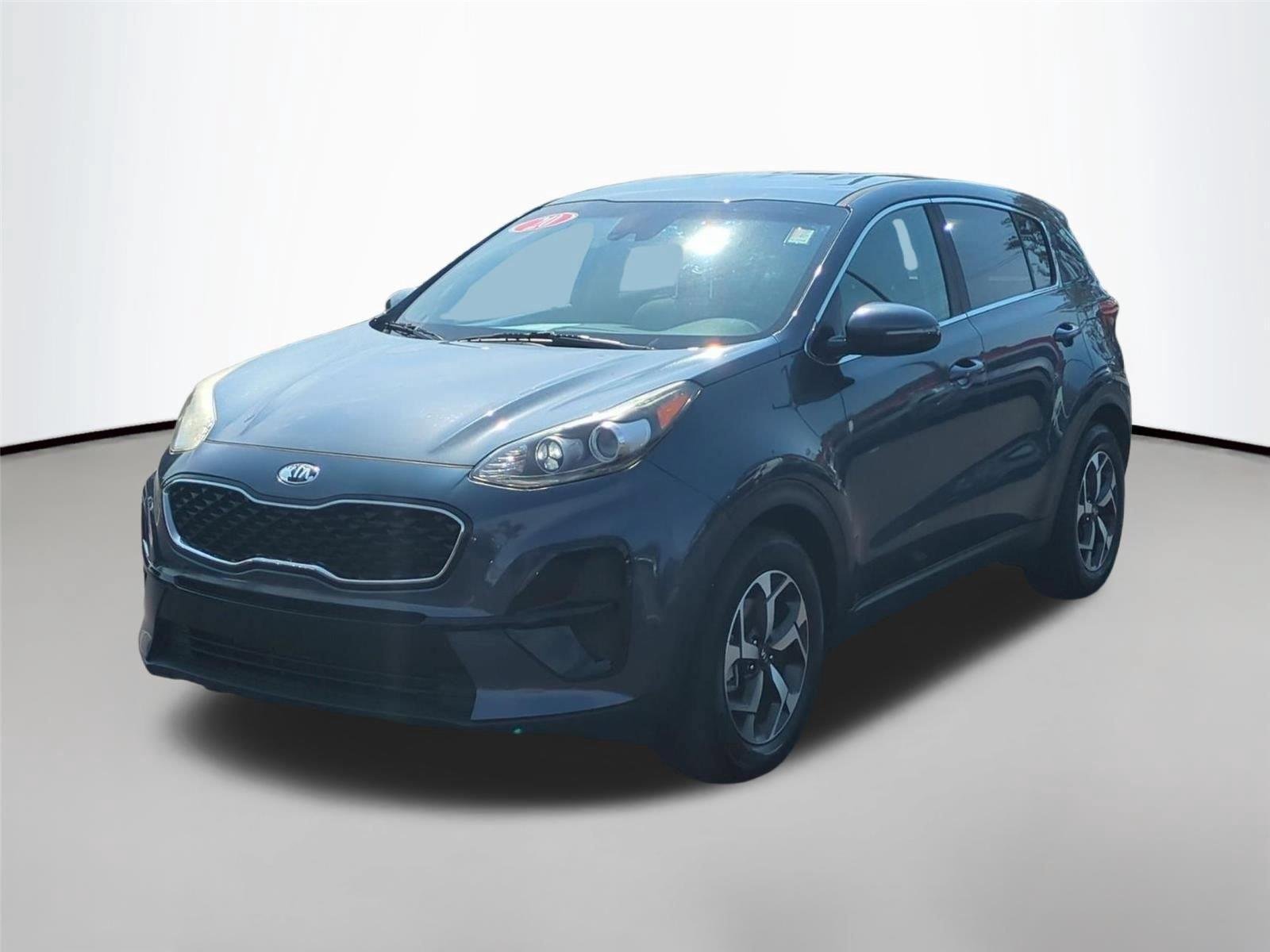 Used 2020 Pacific Blue Kia LX image 1