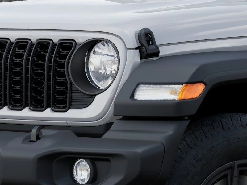New 2025 Bright White Clearcoat Jeep Sport S image 11