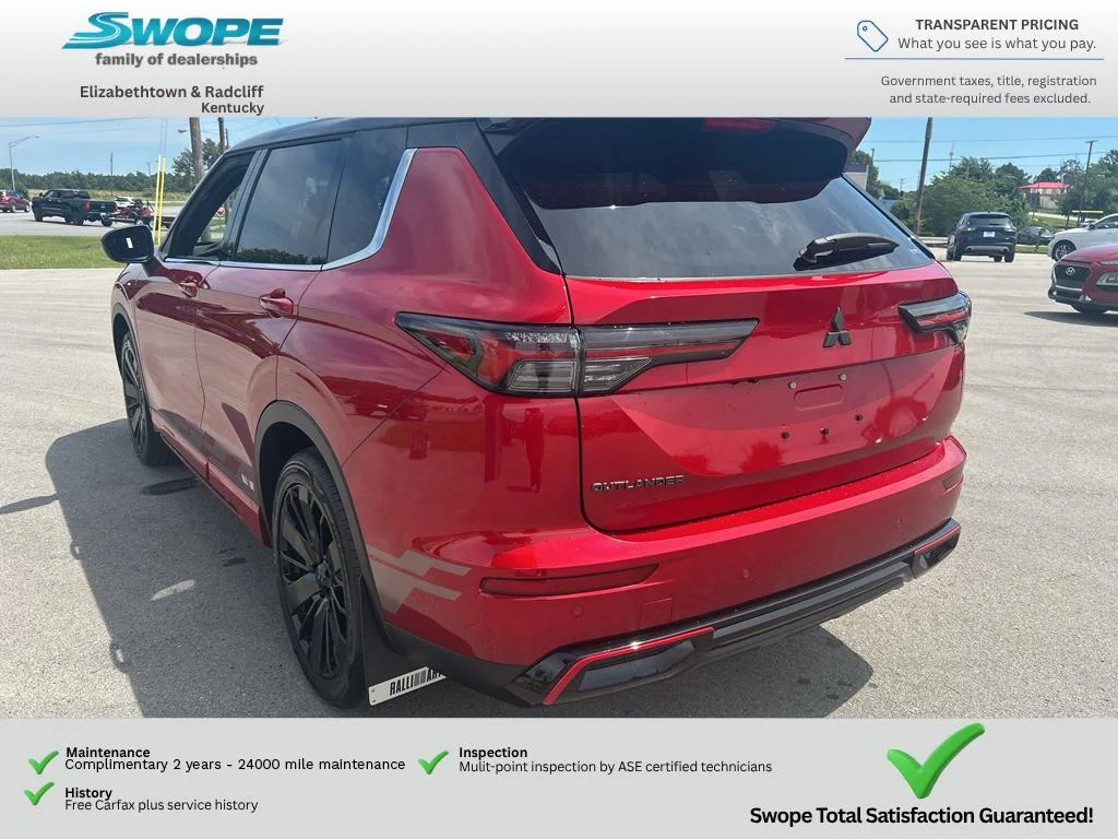 New 2026 Red Diamond/Black Roof Mitsubishi Ralliart image 7
