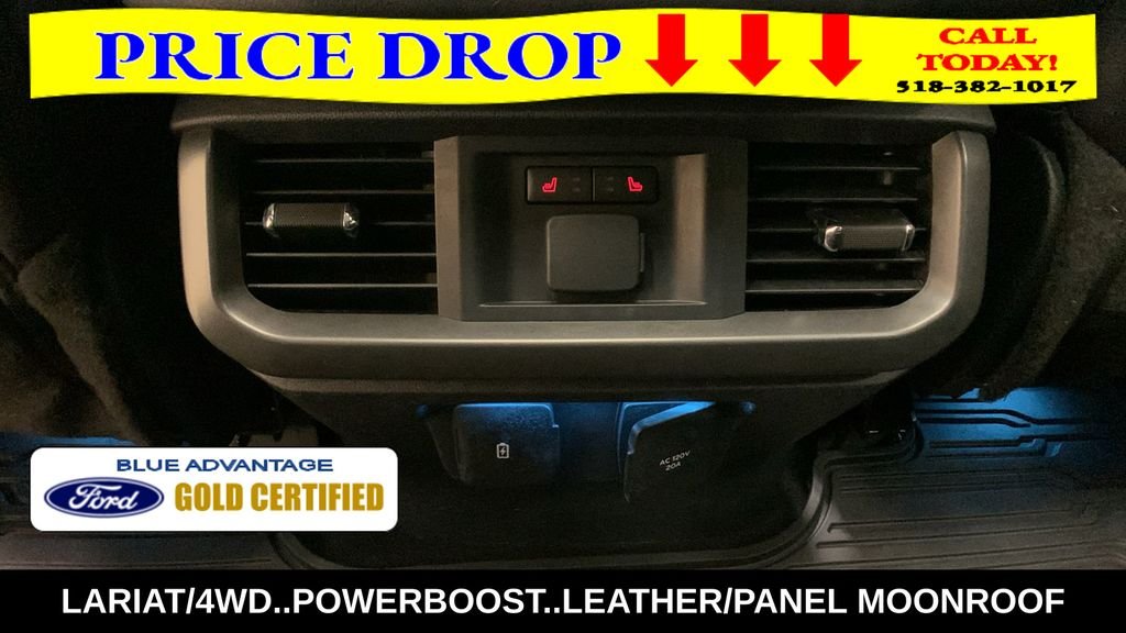 Certified Used 2025 White Metallic Ford Lariat image 28