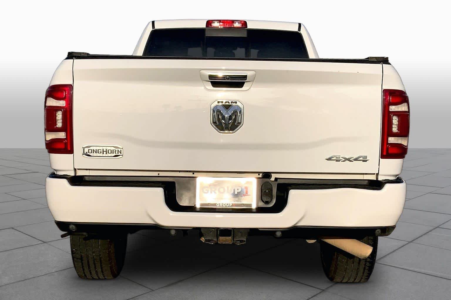 Used 2020 Bright White Clearcoat Ram Longhorn image 5
