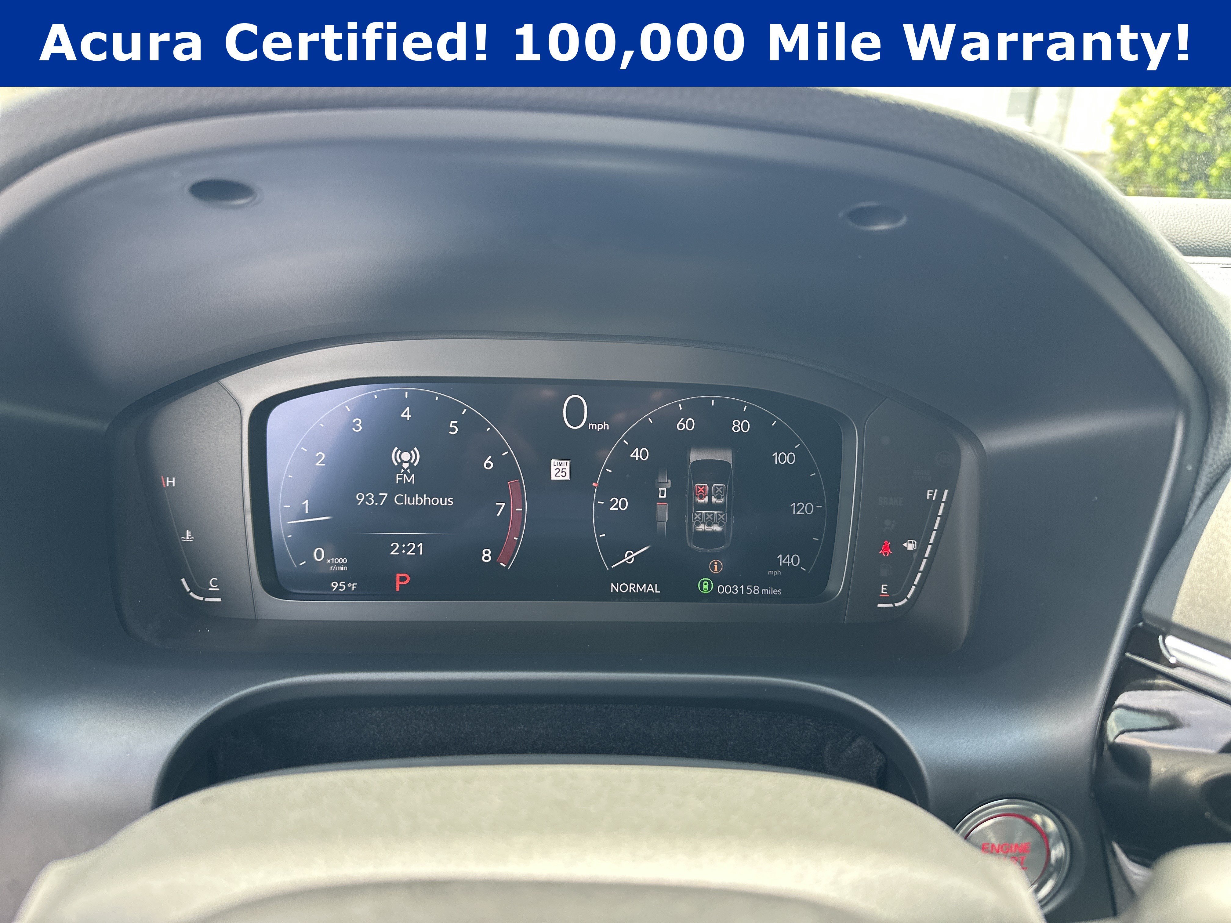Used 2025 Crystal Black Pearl Acura Base image 30