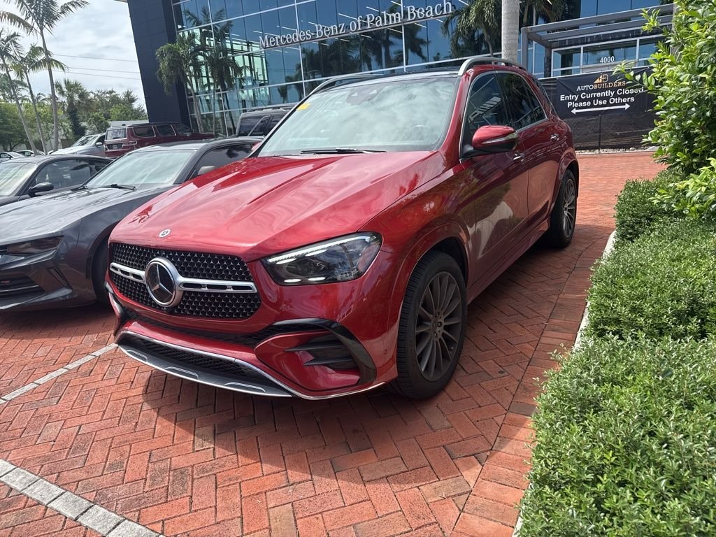 Certified Used 2024 Red Mercedes-Benz GLE 450 image 2