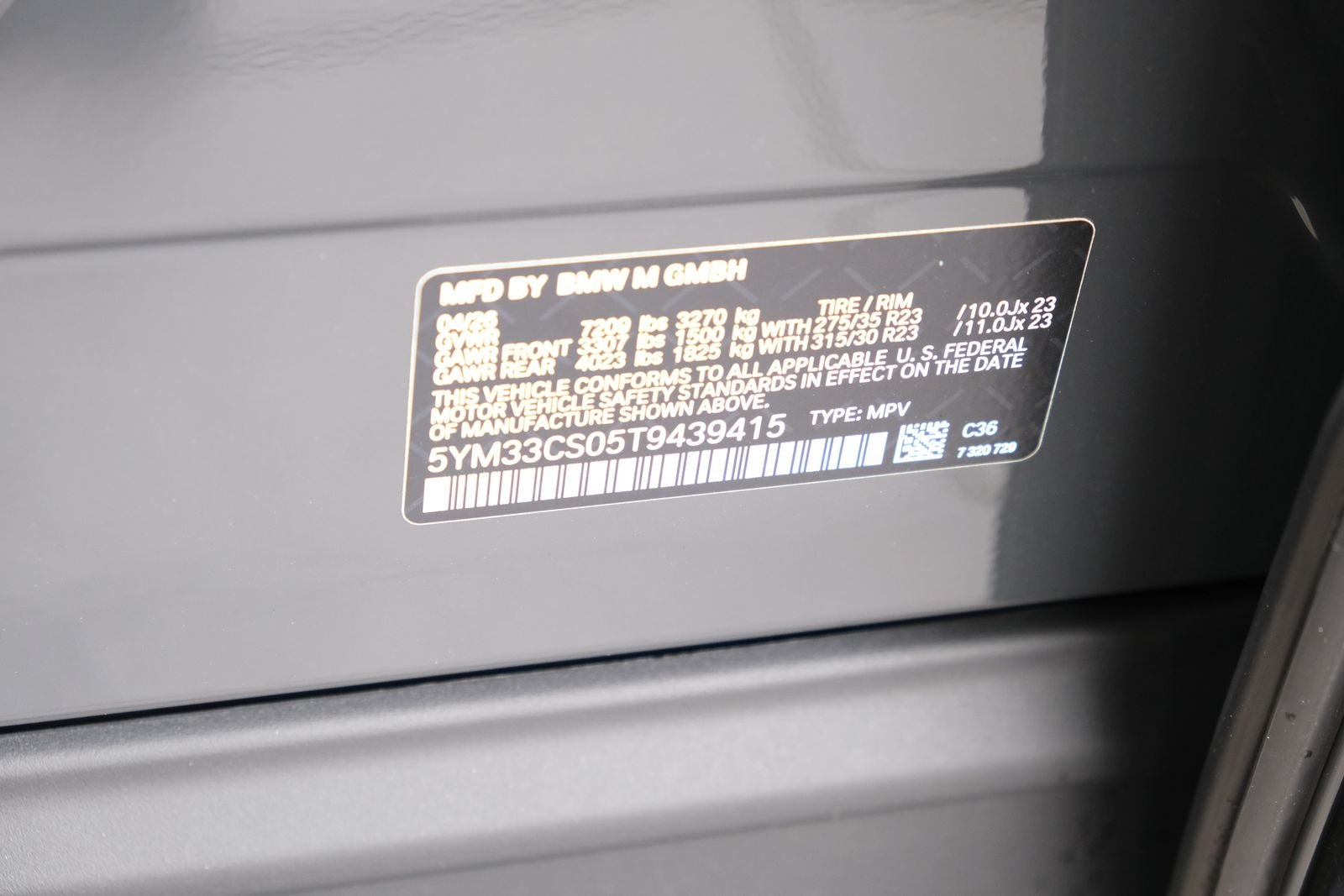 New 2026 Dravit Grey Metallic BMW Label image 54