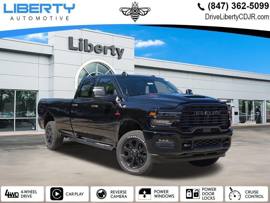 New 2026 Diamond Black Crystal Pearl-Coat Exterior Paint RAM Tradesman image 1