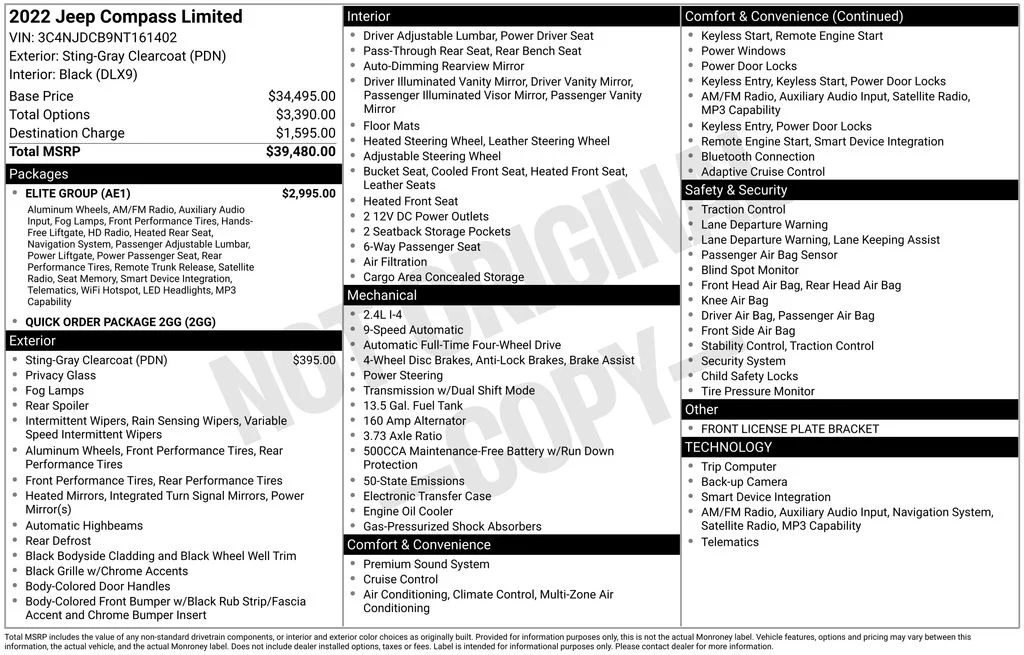 Used 2022 Gray Jeep Limited image 9