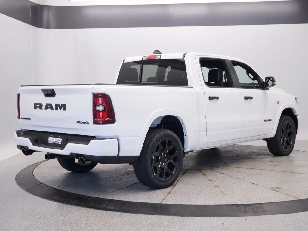 New 2026 Bright White Clear-Coat Exterior Paint Ram Laramie image 6