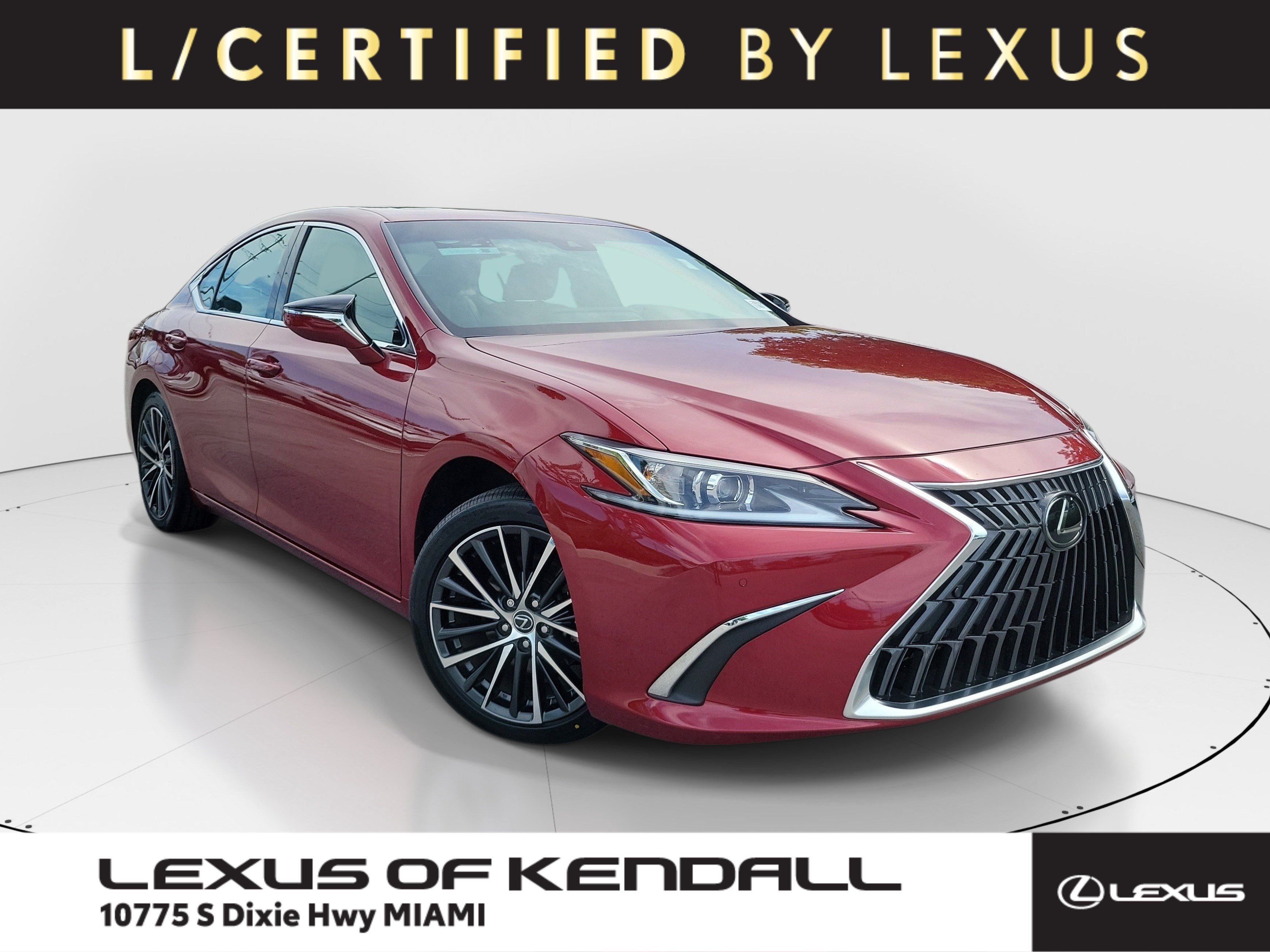 Used 2024 Matador Red Mica Lexus ES 350 image 1