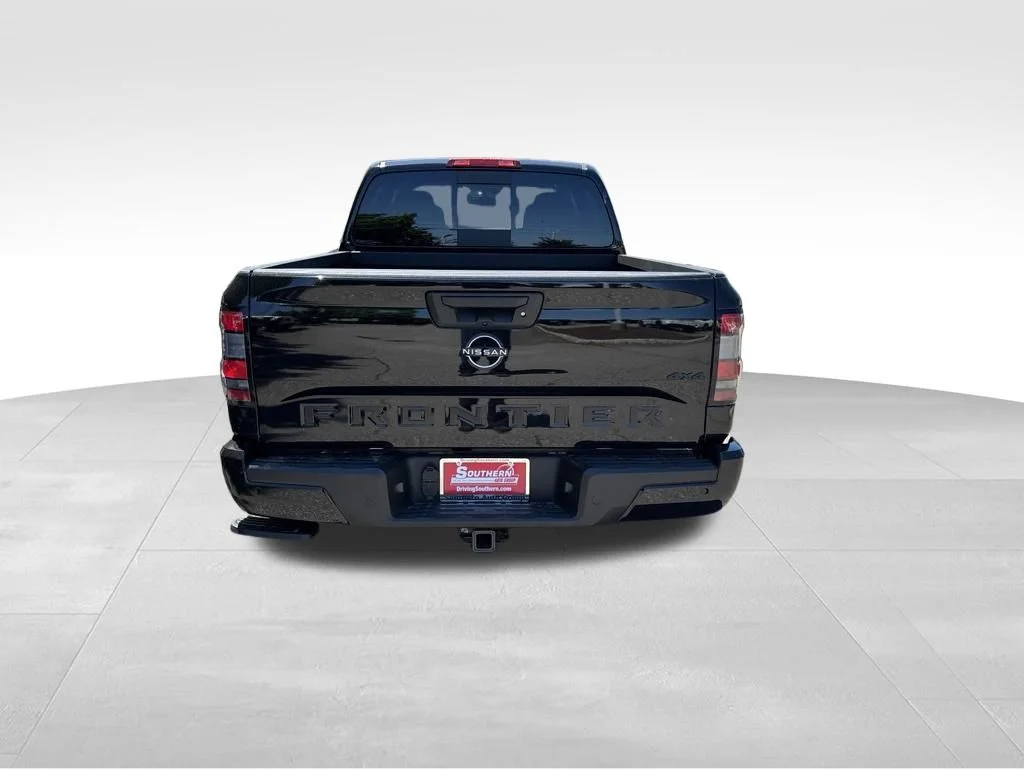 New 2026 Super Black Nissan Crew Cab SV Long Bed image 3