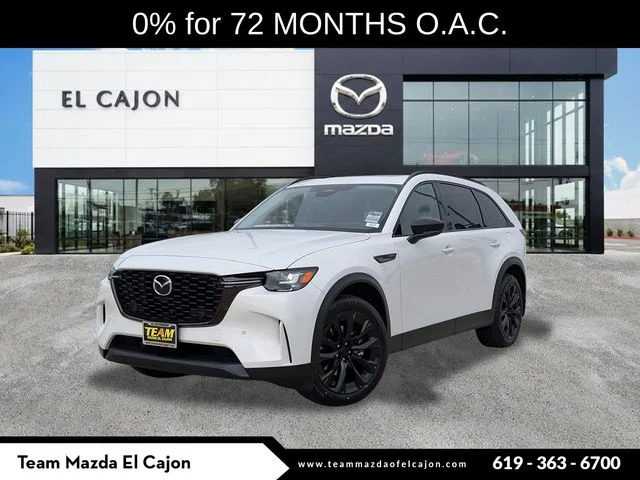 New 2026 Rhodium White Premium Mazda Premium Sport AWD image 1