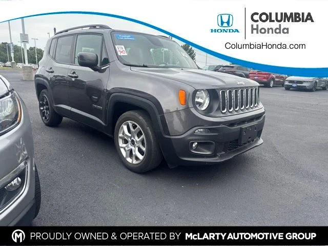 Used 2018 Gray Jeep Latitude image 1
