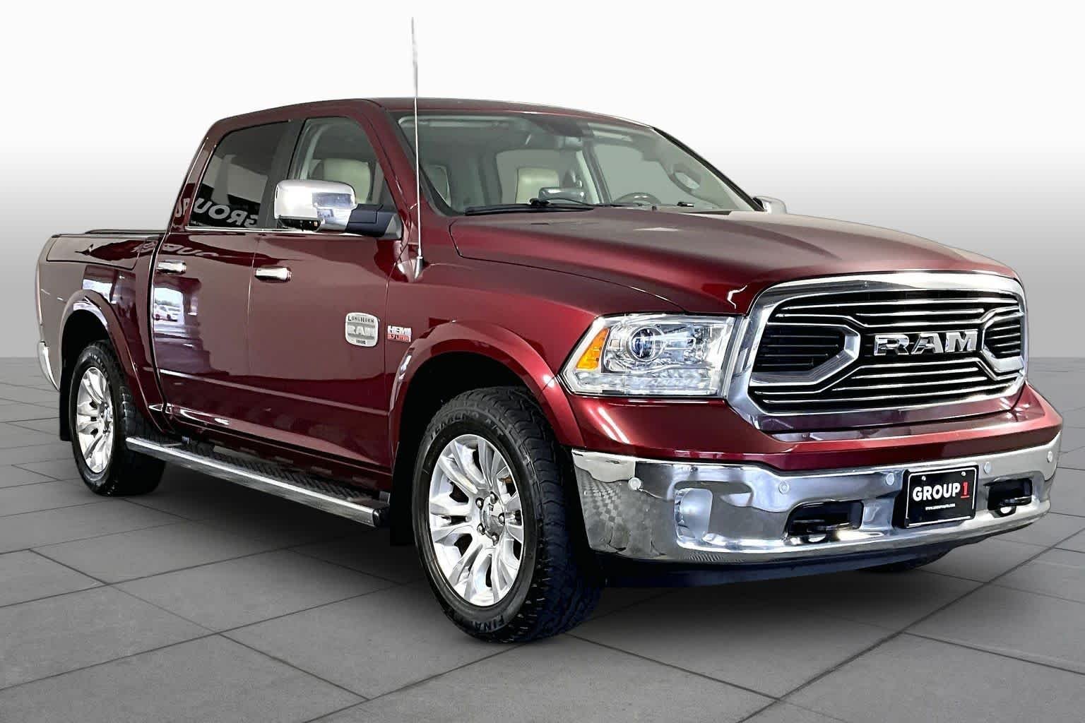 Used 2018 Delmonico Red Pearlcoat Ram Longhorn image 3