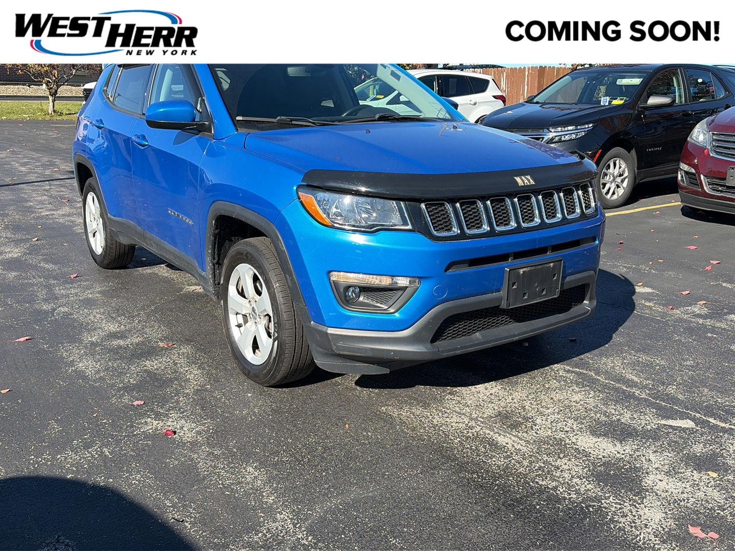 Used 2020 Laser Blue Pearlcoat Jeep Latitude image 1