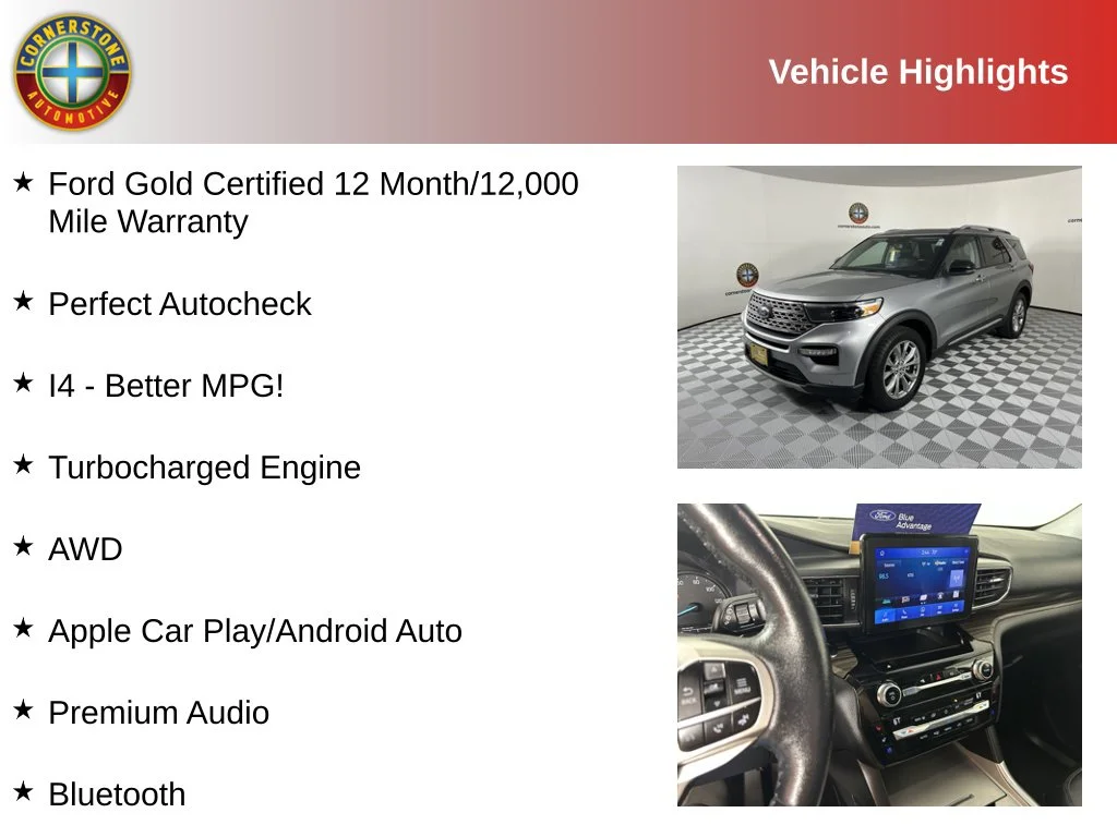 Used 2021 Ford Explorer Limited with VIN 1FMSK8FH3MGA84581 for sale in Elk River, Minnesota