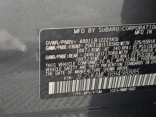 Certified Used 2024 Gray Subaru Touring image 10