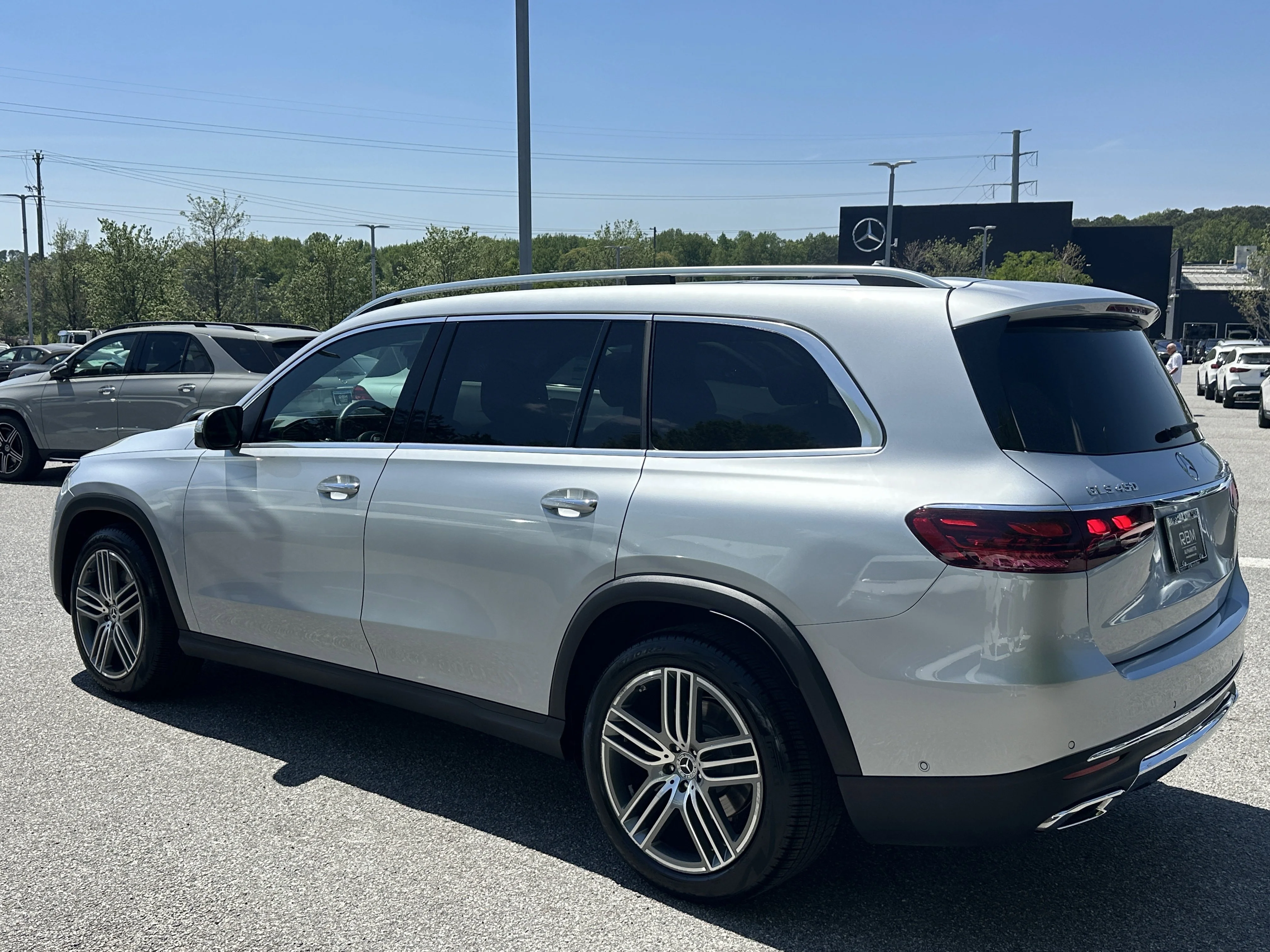 Certified Used 2025 Cirrus Silver Metallic Mercedes-Benz GLS 450 image 6