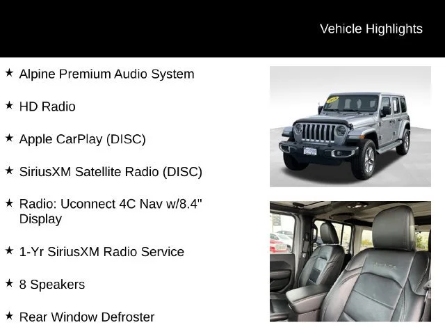 Used 2018 Silver Jeep Sahara 4x4 image 16
