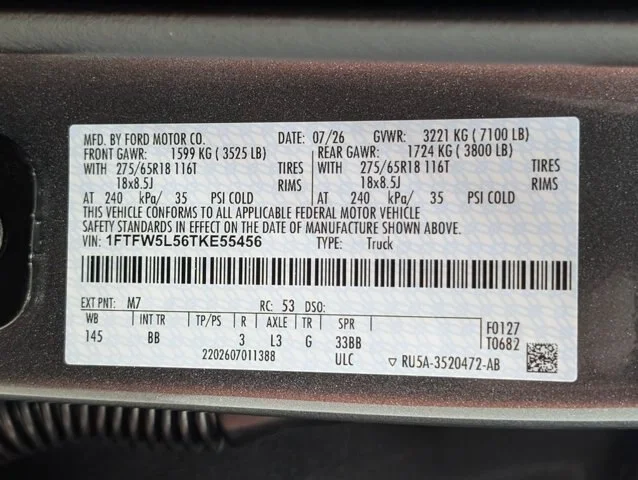 New 2026 Carbonized Gray Metallic Ford Lariat® image 63