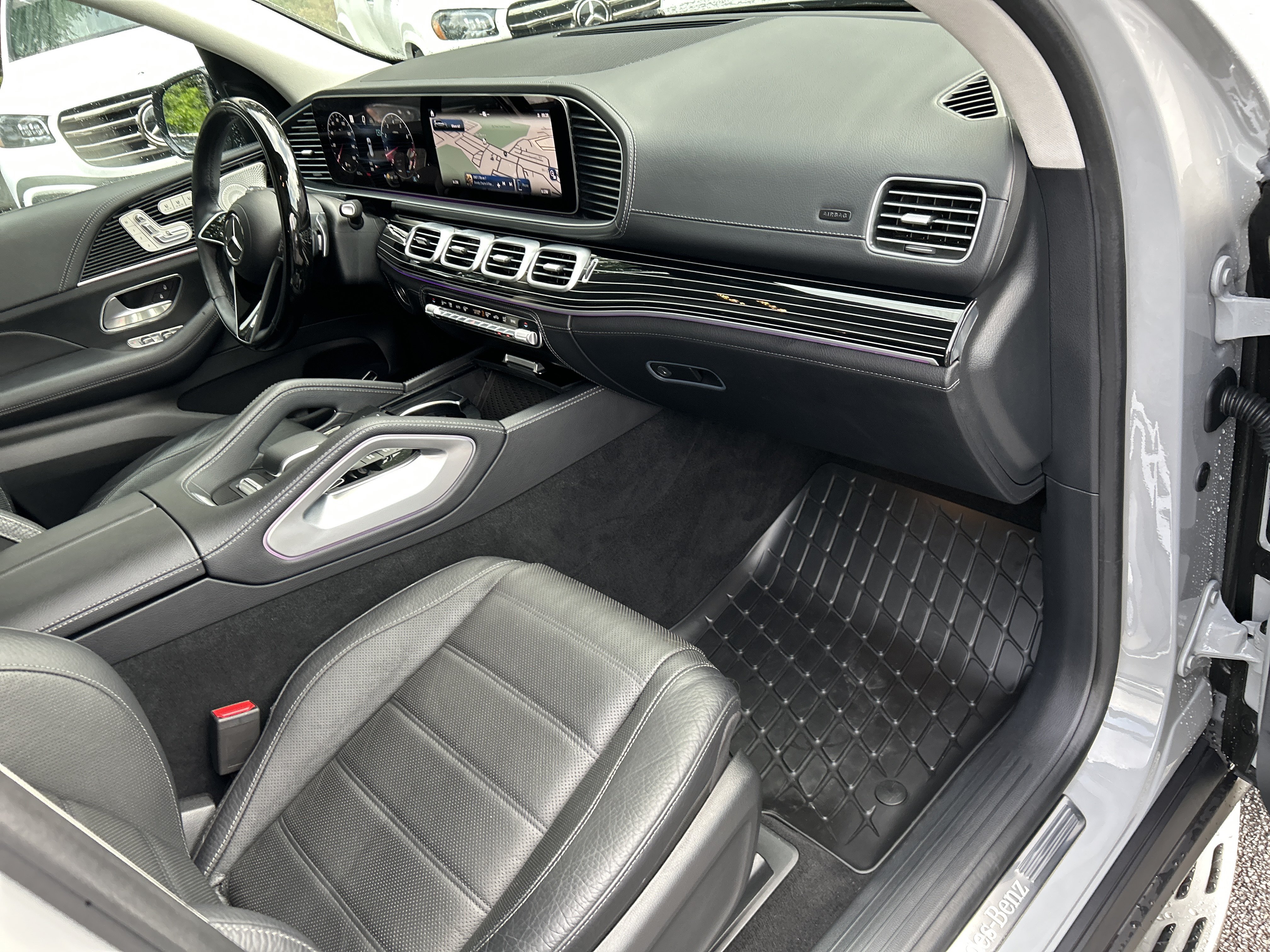 Certified Used 2024 MANUFAKTUR Alpine Grey Mercedes-Benz GLS 580 4MATIC® SUV image 51