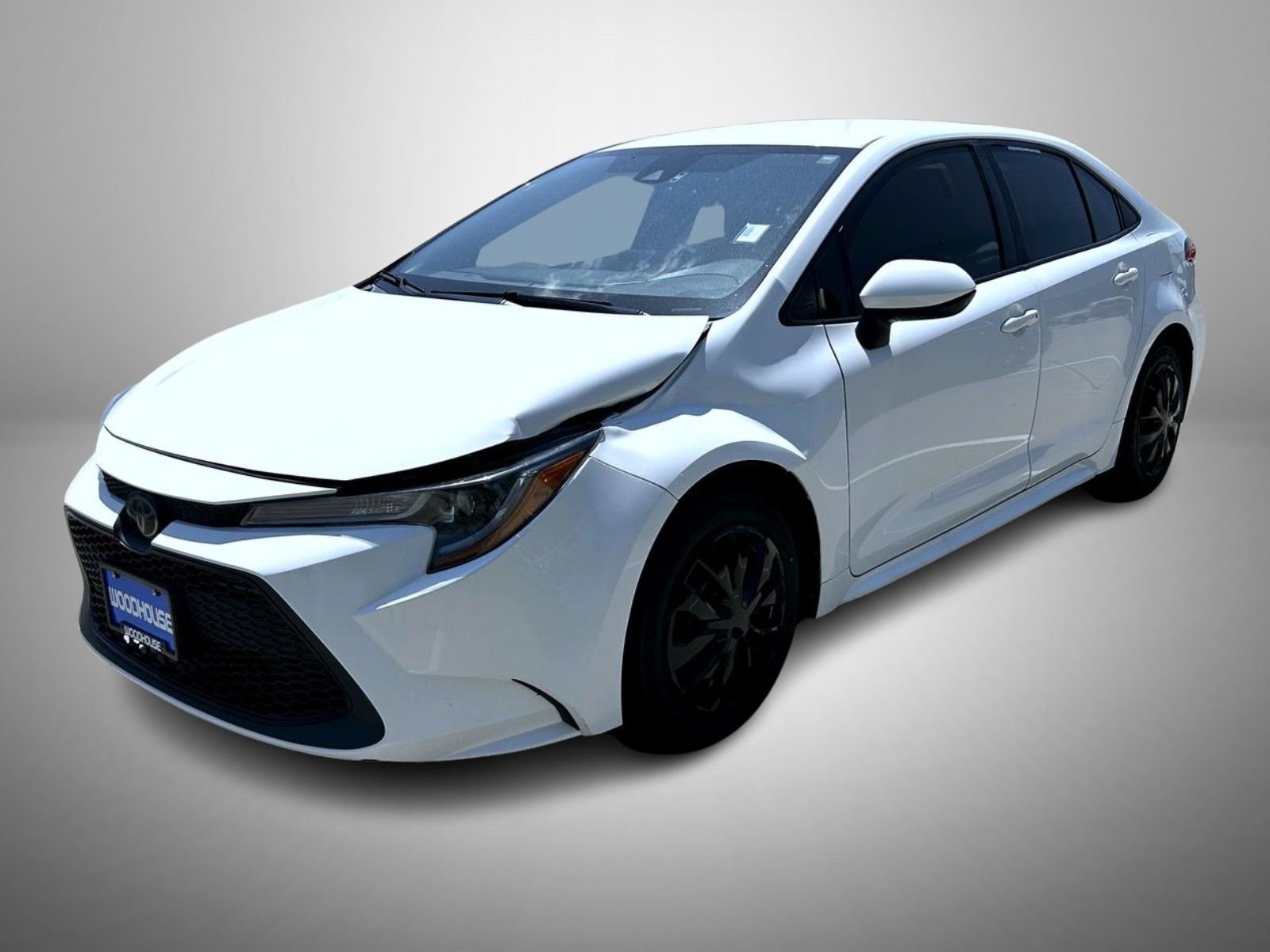 Used 2020 White Toyota LE image 1