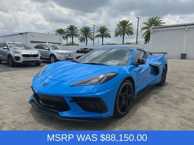 Used 2025 Blue Chevrolet Stingray image 3