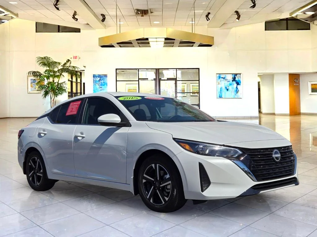 Certified Used 2025 White Nissan SV image 3