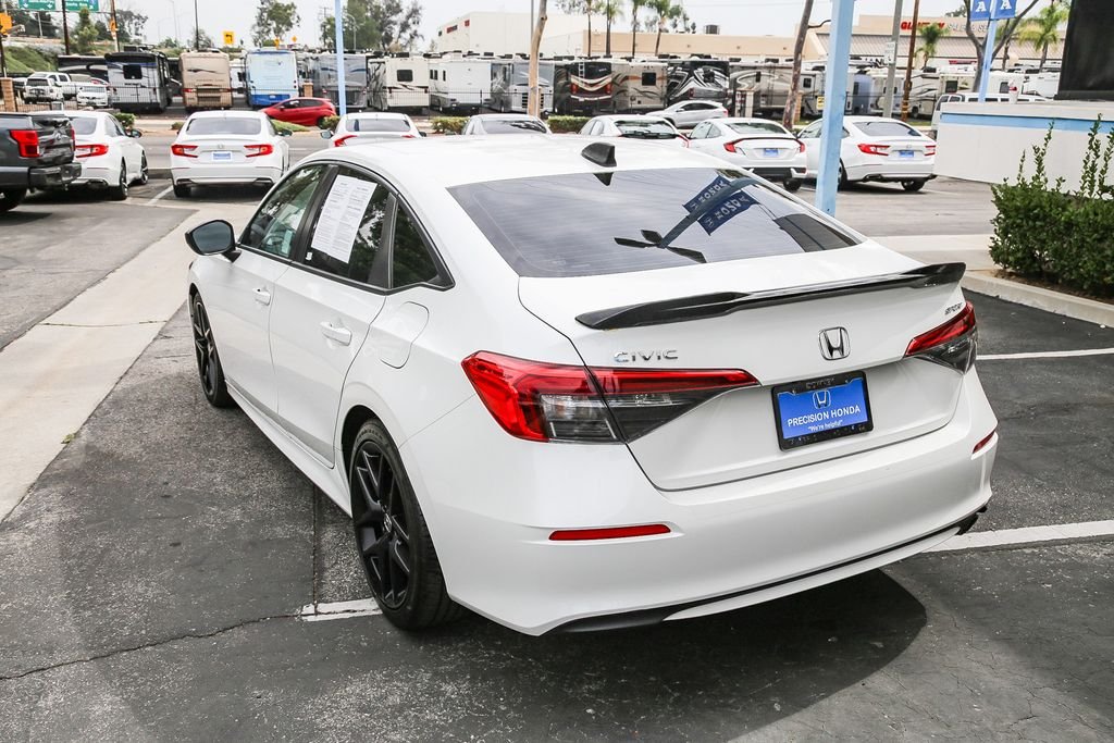 Certified Used 2024 Platinum White Pearl Honda 2.0L 4D SPORT image 4