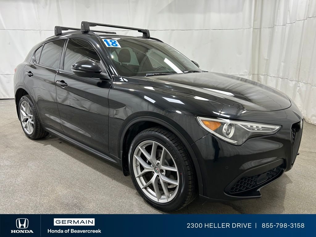 Used 2018 Alfa Romeo Stelvio Ti Sport with VIN ZASFAKNNXJ7B62421 for sale in Beavercreek, OH