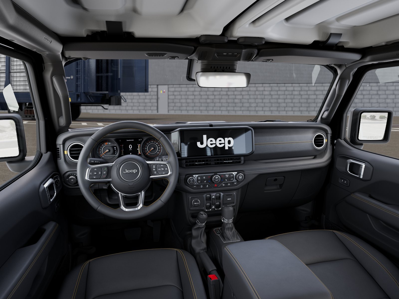 New 2026 Black Clear-Coat Exterior Paint Jeep Sahara image 8