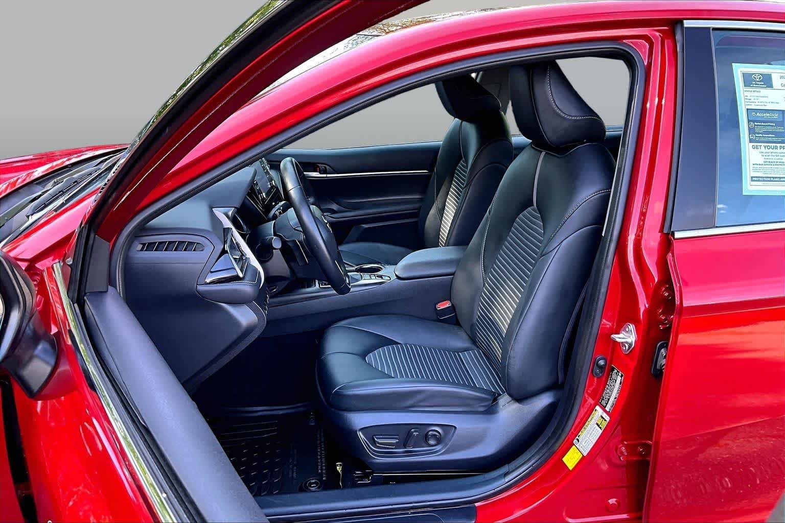 Certified Used 2024 Supersonic Red Toyota Hybrid SE image 9