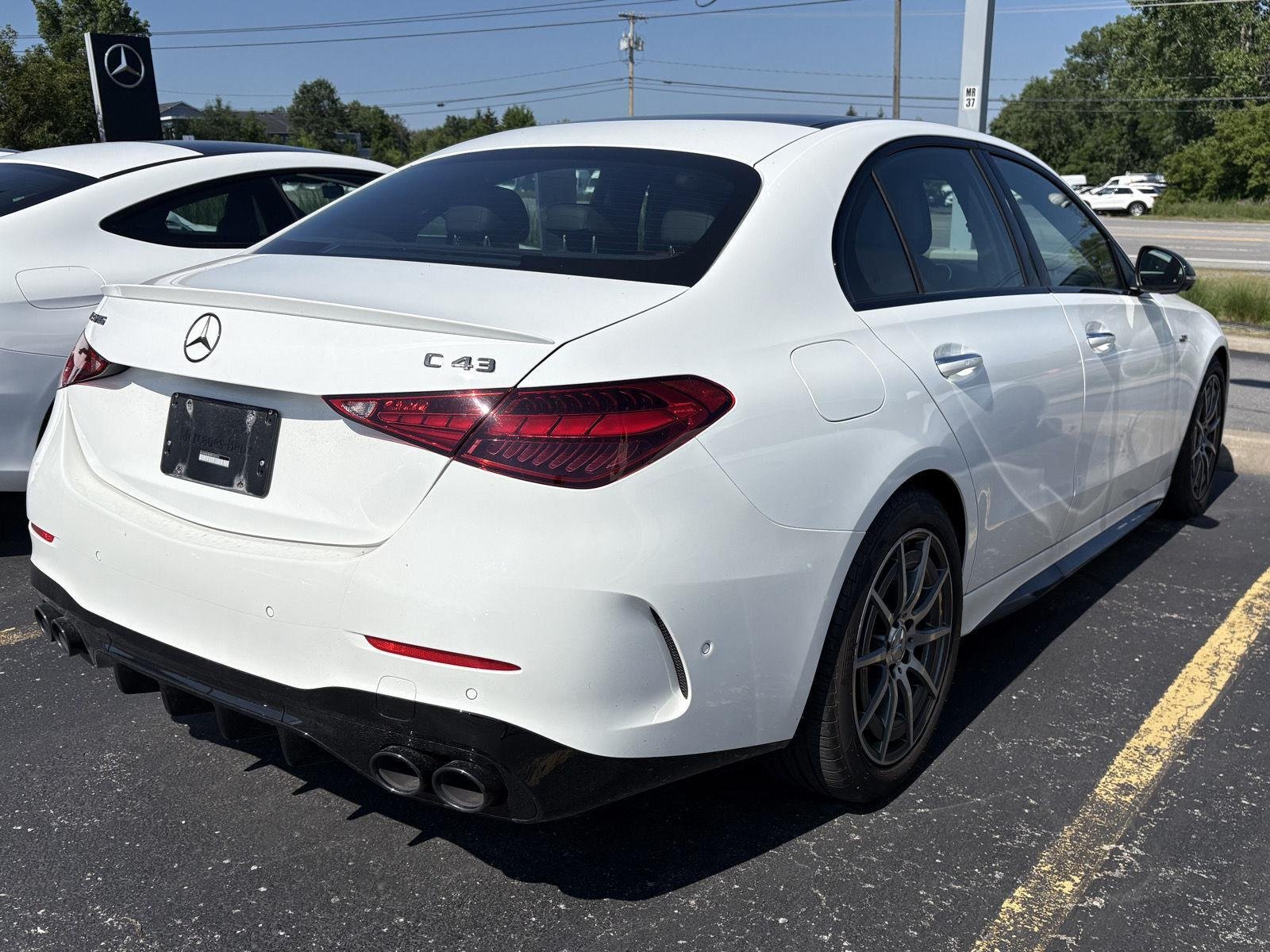 Certified Used 2024 Polar White Mercedes-Benz AMG® C 43 image 5