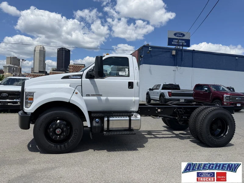 New 2027 Oxford White Ford F-650 SD Diesel Straight Frame image 2