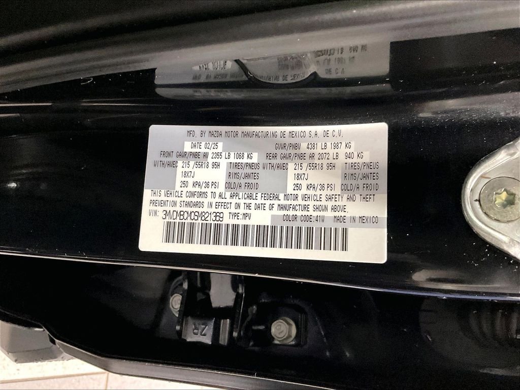 Used 2025 Jet Black Mica Mazda 2.5 S Preferred Package image 36