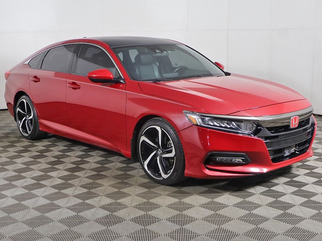 Used 2018 Honda Accord Sport with VIN 1HGCV1F33JA054668 for sale in Parma, OH