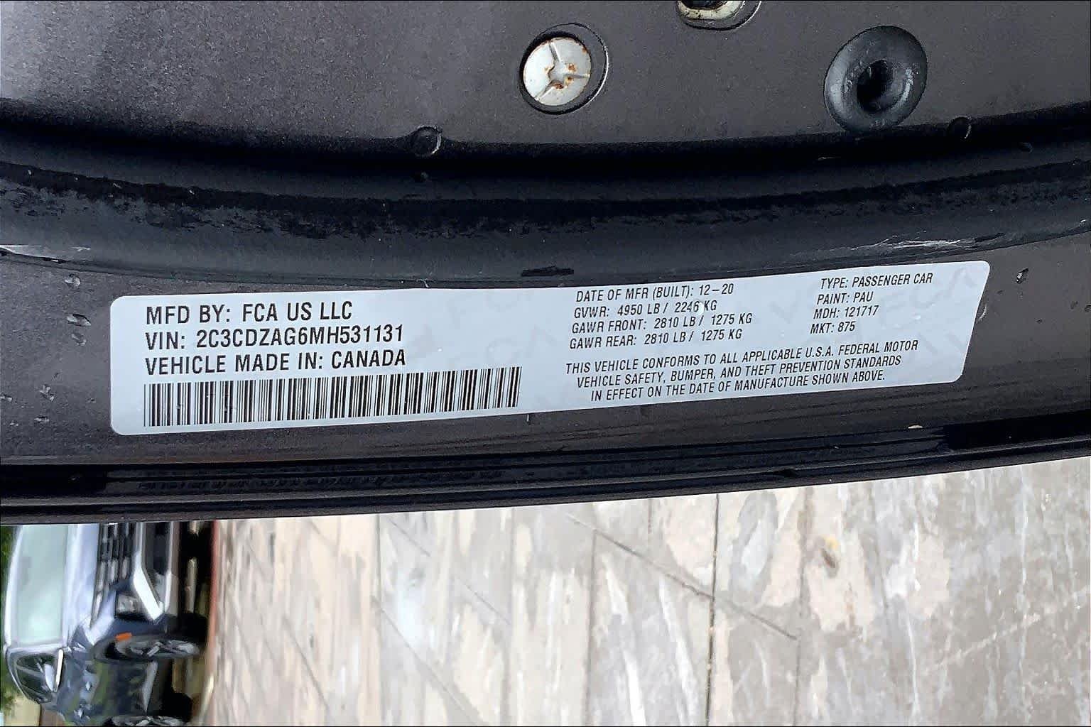 Used 2021 Granite Pearlcoat Dodge SXT image 31